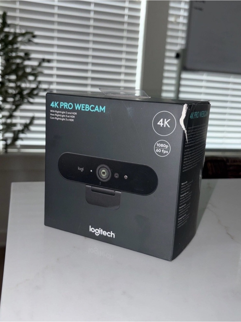 Logitech 4K Pro Webcam - Black
